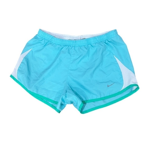 Nike Blue Dri Fit Elastic Waist Athletic Shorts Size Medium Women’s - Picture 1 of 6